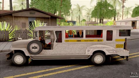 GTA San Andreas Jeepney Philippines Mod.